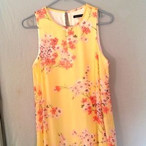 Tommy Hilfiger Cherry Blossom Chiffon Summer Mini Dress sz 6